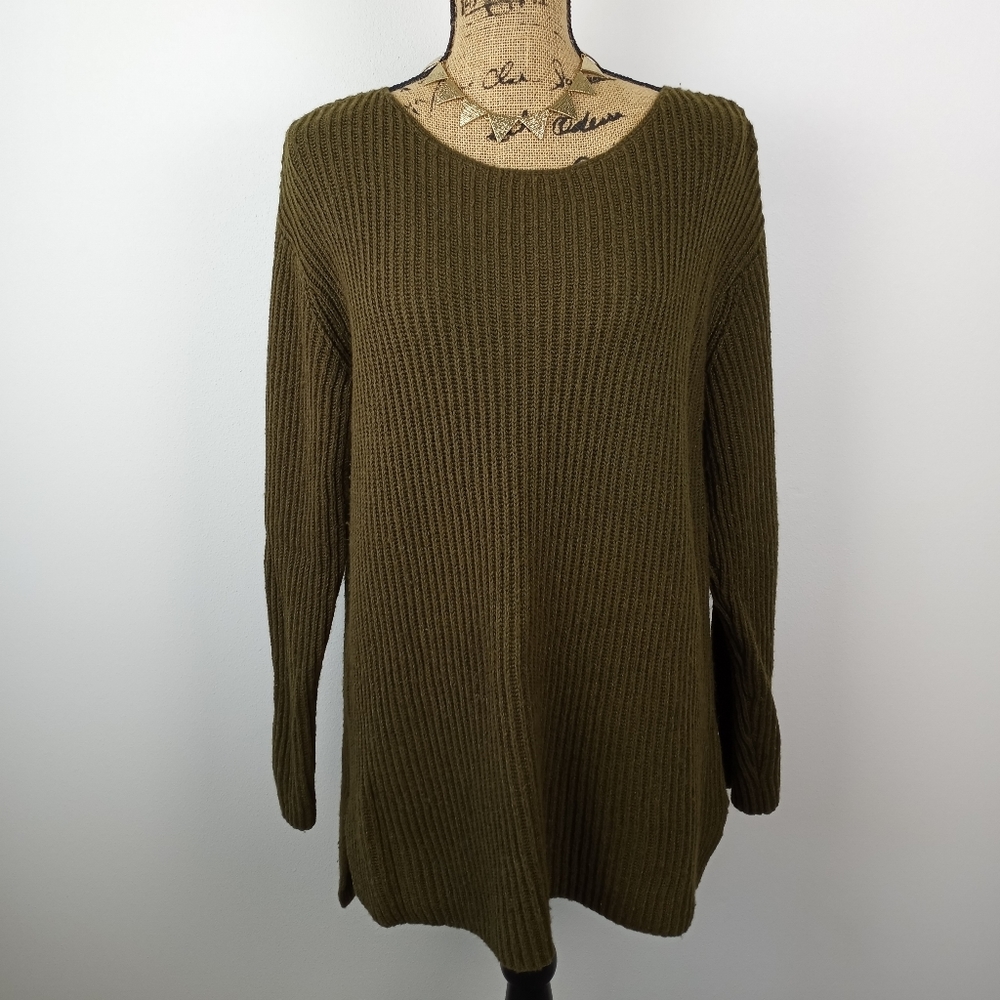 Wool Blend Pullover Sweater